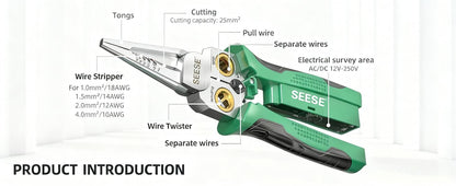 8-in-1 Wire Stripper Pliers