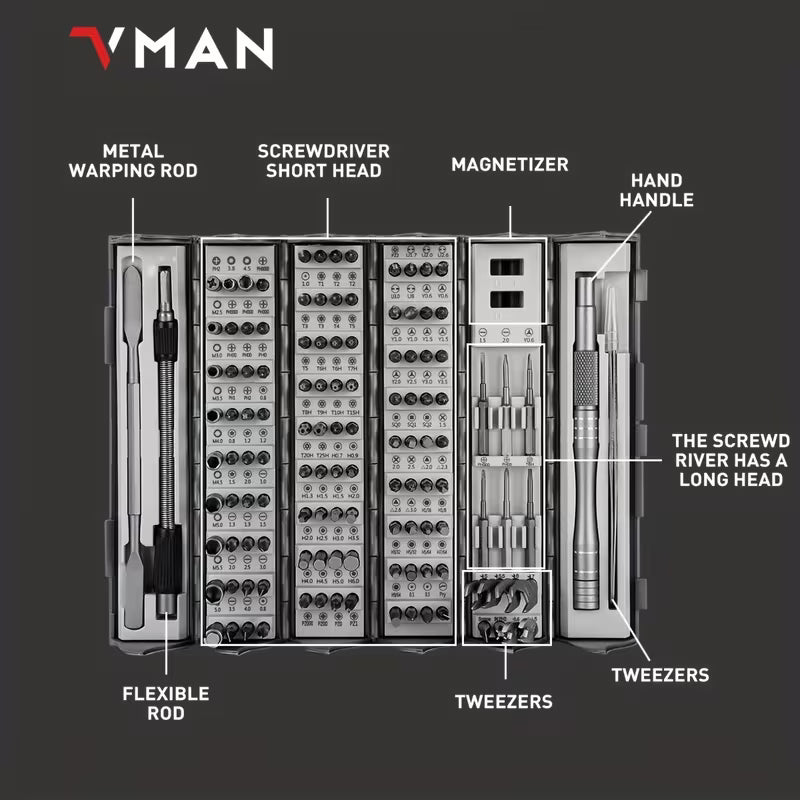 1 set 128 in 1 Screwdriver Set