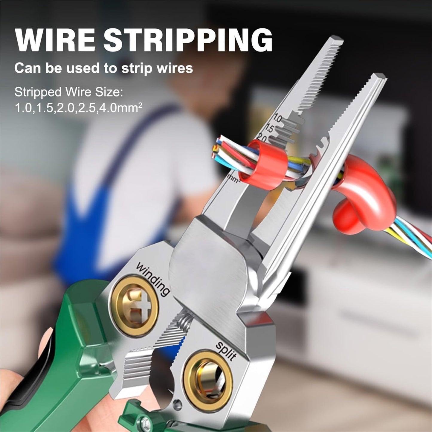 8-in-1 Wire Stripper Pliers