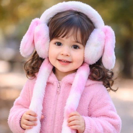 Soft Bunny Ear Warmers for Winter